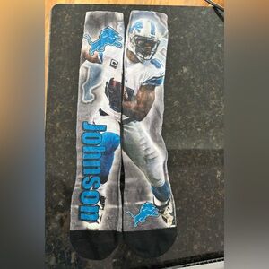 NFL Detroit Lions Calvin Johnson Socks